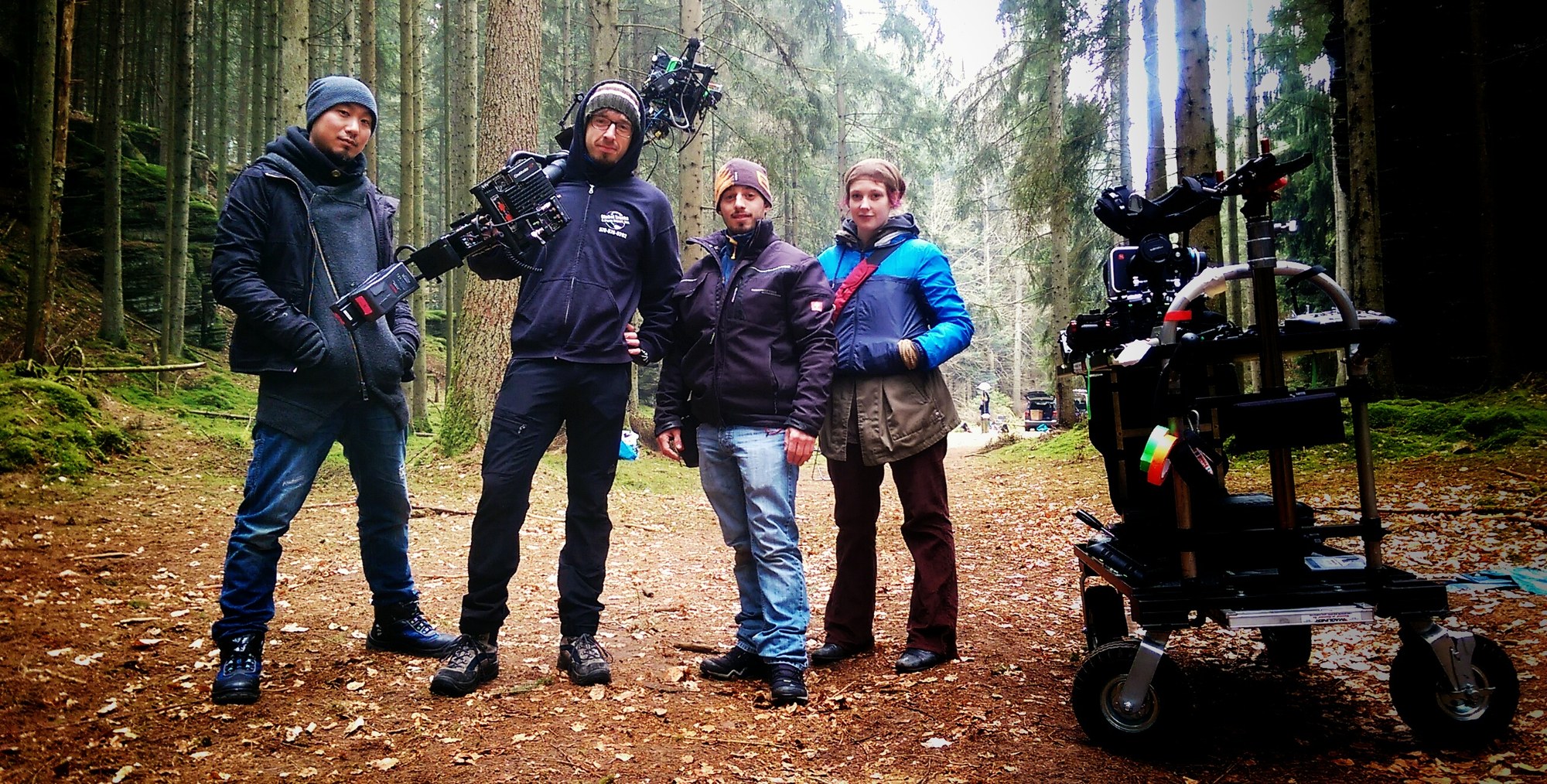 v.l.n.r Max Tsui, Karsten Jäger, Oliver Waldbillig, Tinki