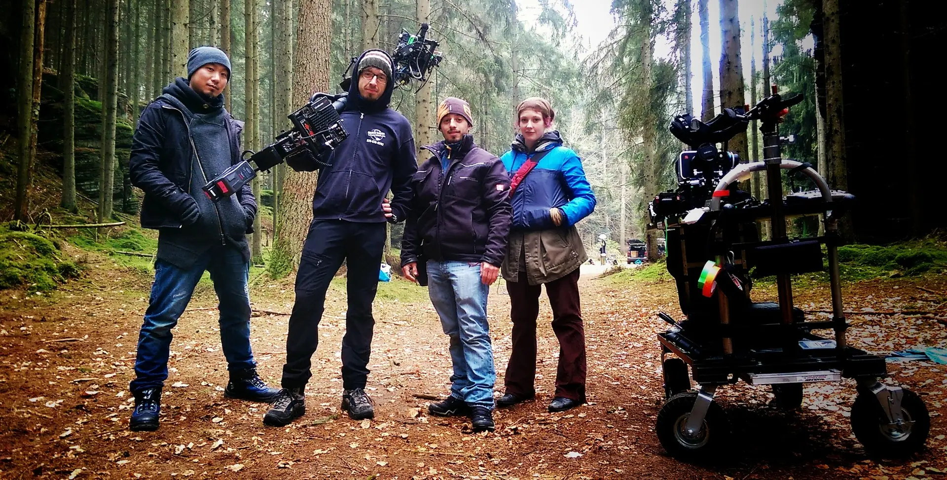 v.l.n.r Max Tsui, Karsten Jäger, Oliver Waldbillig, Tinki
